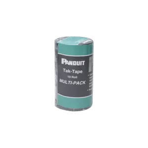 PANDUIT TTR-35RX0 Kit de 10 Rollos de Cinta de Contacto, de 10.66 m de largo y 19.1 mm de ancho c/u, Color Negro