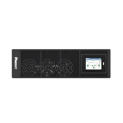 PANDUIT U06N11V UPS SmartZone de 6000 VA/6000 W, Online Doble Conversión, Entrada 208/240 Vca Con Terminal L1+L2+G, Onda Senoidal Pura, 6 UR, Con 2 Tomas NEMA L6-30R y Terminal L1+L2+G, Incluye Tarjeta de Red y Kit de Rieles