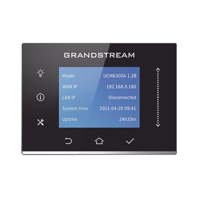 GRANDSTREAM UCM6300A Conmutador IP-PBX 250 usuarios, hasta 50 llamadas simultaneas, solución para PyMEs