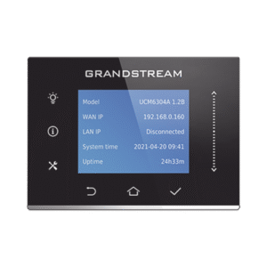 GRANDSTREAM UCM6304A Conmutador IP-PBX para hasta 1000 usuarios y 150 llamadas simultaneas, 4FXO, 4FXS, solución para PyMEs