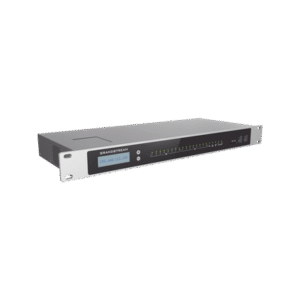 GRANDSTREAM UCM6308 Conmutador IP-PBX para hasta 3000 usuarios y 450 llamadas simultaneas, 8FXO, 8FXS, para solución de comunicaciones unificadas y colaboración