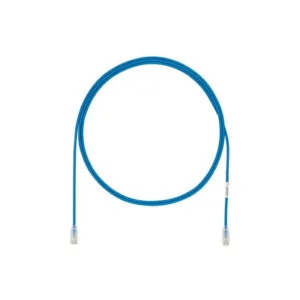 PANDUIT UTP28X0.2MBU Cable de Parcheo UTP Cat6A, CM/LSZH, Diámetro Reducido (28AWG), Color Azul, 20cm