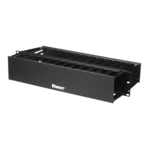 PANDUIT WMP1E Organizador de Cables Horizontal PatchLink, Doble (Frontal y Posterior), Para Rack de 19in, 2UR