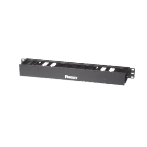 PANDUIT WMPFSE Organizador de Cables Horizontal PatchLink, Sencillo (Solo Frontal), Para Rack de 19in, 1UR