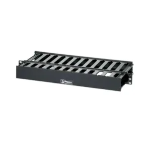 PANDUIT WMPSE Organizador de Cables Horizontal PatchLink, Doble (Frontal y Posterior), Para Rack de 19in, 1UR