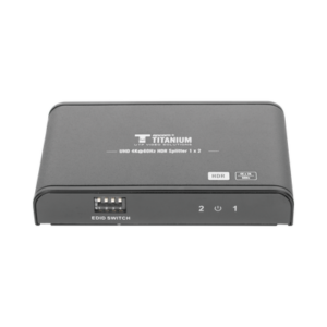 EPCOM TITANIUM TT312HDR-V2.0 Divisor (Splitter) HDMI 4K de 1 Entrada a 2 Salidas (Simultaneas) / Soporta 4K×2K / Ajuste de resoluciones EDID / HDR / HDMI 2.0 / HDCP 2.2 / Soporta formatos de Audio Dolby Digital / Longitud del cable de entrada y salida ≤10m.