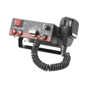 EPCOM INDUSTRIAL SIGNALING X-ELS-100 Sirena Vehicular de 100W de Potencia, Con Switch Giratorio de 6 posiciones, Micrófono de Uso Rudo e Interconexión a Radio