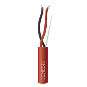 GENESIS 4306-1104 Carrete de Cable 2 x 18 AWG FPLR para Incendio y Voceo / 305 mts / Resistente a la Luz Solar / Sin Blindaje