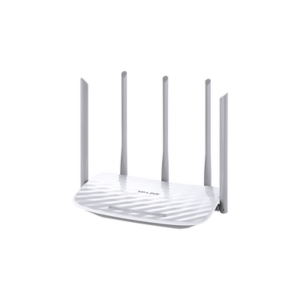 TP-LINK ARCHERC60 Router Inalámbrico doble banda AC, 2.4 GHz y 5 GHz Hasta 1350 Mbps, 5 antenas externas omnidireccional, 4 Puertos LAN 10/100 Mbps, 1 Puerto WAN 10/100 Mbps