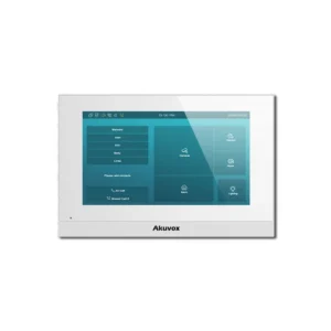 AKUVOX C313WV3 Monitor Linux de 7 Pulgada para interior / Intercom SIP / Compatible con cualquier frente de calle AKUVOX / WIFI