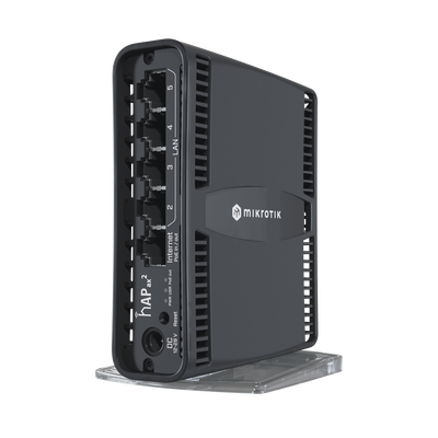 MIKROTIK C52IG-5HAXD2HAXD-TC hAP ax2 Router inalámbrico Wi-Fi 6