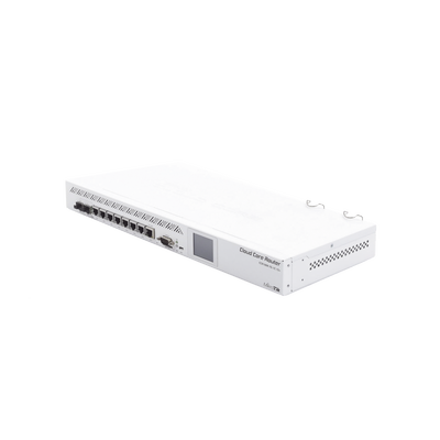 MIKROTIK CCR1009-7G-1C-1S+ (CCR1009-7G-1C-1S+) Cloud Core Router, CPU 9 Núcleos,7 Puertos Gigabit, 1 Combo TP/SFP, 1 puerto SFP+, 2 GB Memoria