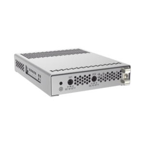 MIKROTIK CRS305-1G-4SPLUSIN (CRS305-1G-4S+IN) Switch administrable Sistema Operativo Dual, puerto 1G Rj45, 4 puertos 10G SFP+ para Escritorio