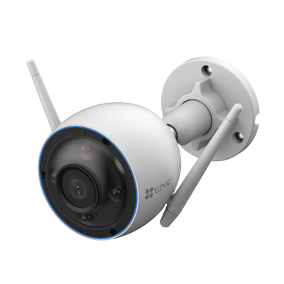 EZVIZ CS-H3-3K Cámara Doméstica WiFi / (3K) 5MP / Detección humana / Detección de Vehiculo / Sirena / Luz Parpadeante / Colores en Oscuridad / Micro SD / Alertas de Voz / Exterior / Audio bidireccional
