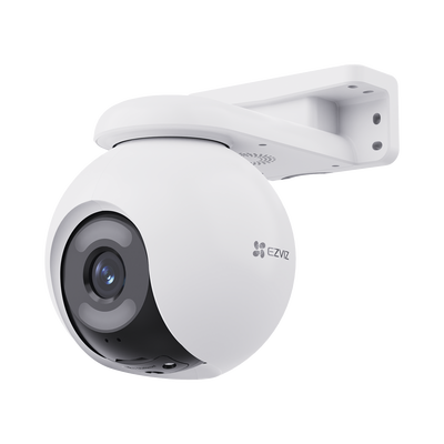 EZVIZ CS-H8X Cámara / PT / Wi-Fi / Preset / Patrol / Color 24/7 / Resolución 4MP / Vista Panorámica 360° / Detección de Forma Humana/Vehículo AI