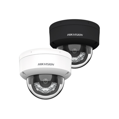 HIKVISION DS-2CD2143G2-LIS2U Domo IP 4 Megapixel / Lente 2.8 mm / 30 mts IR EXIR / Exterior IP67 / K10 / WDR 120 dB / PoE / ACUSENSE (Evita Falsas Alarmas) / ONVIF / MicroSD
