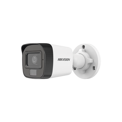 HIKVISION DS2CE16K0TLPFS Bala TURBOHD 3K HIBRIDA B/N - Color VU / IR 25 MTS / Lente 2.8 mm / Luz Blanca 20 mts / Exterior IP67 / Microfono Interconstruido / dWDR