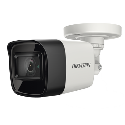 HIKVISION DS-2CE16U1T-ITF Bala TURBOHD 4K (8 Megapixel) / Gran Angular 102° / Lente 2.8 mm / Exterior IP67 / IR EXIR 30 mts / dWDR