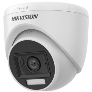 HIKVISION DS-2CE76D0T-LPFS DOMO TURBOHD 2 MPX HIBRIDA B/N - COLOR VU / IR 20 MTS / LENTE 2.8 MM / LUZ BLANCA 20 MTS / EXTERIOR IP67 / MICROFONO INTEGRADO