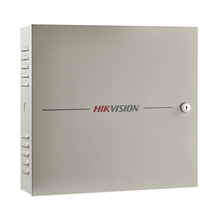 HIKVISION DS-K2602T Controlador de Acceso / 2 Puerta / 4 Lectores de Huella y Tarjetas / Integración con Video / 100,000 Tarjetas / Incluye Gabinete y Fuente de Alimentación 12VCD/8A / Soporta batería de respaldo