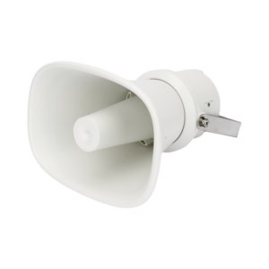 HIKVISION DS-QAZ1325G1T(C) Altavoz IP Tipo Trompeta / 25 Watts / 24VCD / Integración con Hik-Central Professional / Reproducción de Audio vía Red / IP67 / Metal