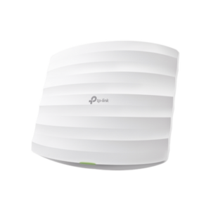 TP-LINK EAP110 Punto de Acceso Omada / 802.11 b/g/n (2.4 GHz) / Hasta 300 Mbps / Alimentación PoE 24V pasivo / Para montaje en techo / Soporta hasta 50 clientes.