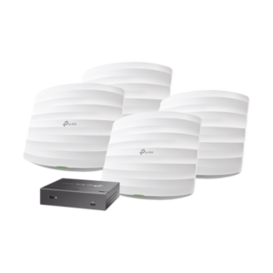 TP-LINK EAP245-OC200-KIT Kit de 4 Puntos de Accesso Omada doble banda 802.11ac, MU-MIMO, PoE af y PoE Pasivo, soporta hasta 100 clientes, hasta 1750 Mbps + Controladora OC200