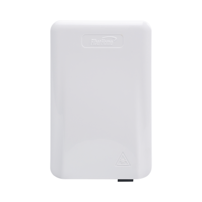 FIBERHOME FTB-506 Caja Terminal de Fibra Óptica (Roseta) con 2 acopladores SC/APC, blanca