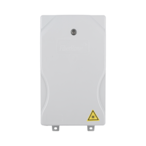 FIBERHOME FTB-522-SCA Caja Terminal de Fibra Óptica para instalación en interior, montaje en pared, 8 acopladores SC/APC monomodo, hasta 24 empalmes