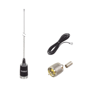 HUSTLER KIT-LMG150 kit de antena móvil en VHF 148-174 MHZ, Incluye LMG150 + CHMB + RFU505