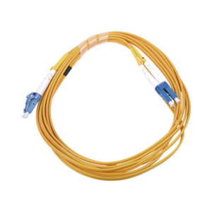 LINKEDPRO BY EPCOM LP-FO-LCU-LCU-03 Jumper de Fibra Óptica Monomodo 9/125 LC/UPC-LC/UPC, PVC, 2.0 mm, Dúplex, amarillo, 3 metros