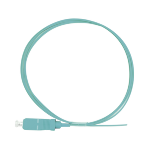 LINKEDPRO BY EPCOM LP-FOM3-SC-01 Pigtail de Fibra Óptica Simplex SC, PVC, OM3 50/125, Aqua, 1 metro