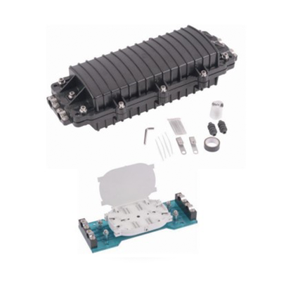 LINKEDPRO BY EPCOM LP-FOSCH96-2 Caja de Distribución de Fibra Óptica Horizontal, hasta 96 empalmes, Exterior IP68