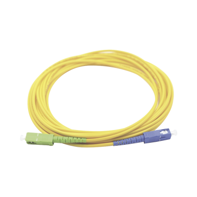 LINKEDPRO BY EPCOM LP-FO-SCU-SCA-03 Jumper de Fibra Óptica Monomodo SC/UPC-SC/APC Simplex, color amarillo 3 metros
