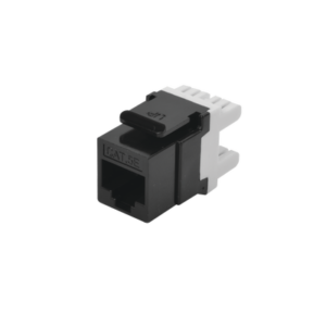 LINKEDPRO BY EPCOM LP-KJ-549-BK Módulo Jack Keystone Cat5e con terminación en ángulo 180 º Color Negro