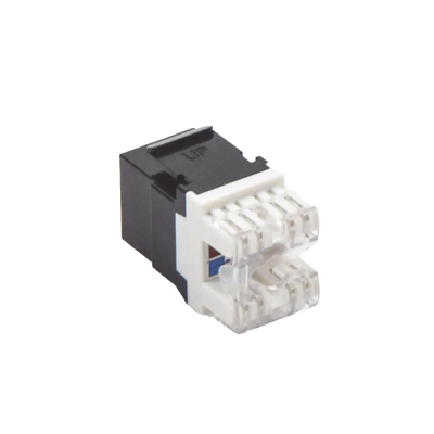 LINKEDPRO BY EPCOM LP-KJ-649-BK Módulo Jack Keystone Cat6 con terminación en ángulo 180 º Color Negro