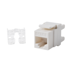 LINKEDPRO BY EPCOM LP-KJ-649-WH Módulo Jack Keystone Cat6 con terminación 110 (Punchdown) ángulo 180 º Color Blanco