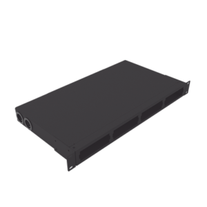 LINKEDPRO BY EPCOM LP-ODF-8024 Distribuidor de fibra óptica vacio 19in, Acepta 4 placas Acopladoras de Linkedpro, hasta 48 fibras, 1UR, Incluye charola de empalme