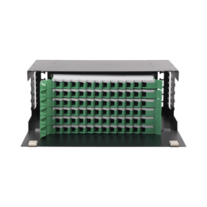 LINKEDPRO BY EPCOM LP-ODF-8072 Distribuidor de Fibra Óptica con bandejas deslizables, vacío, 19in, acepta 72 adaptadores "LC Duplex" o "LC Simplex" o 72 "SC" Simplex, 4U
