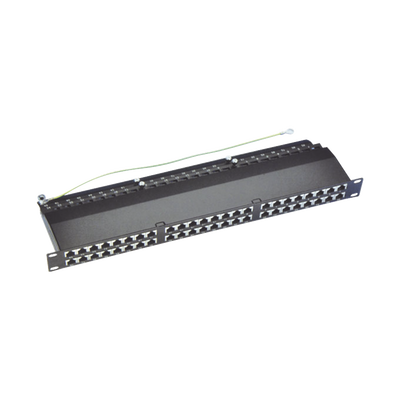 LINKEDPRO BY EPCOM LPPPCS6A48P Panel de parcheo de impacto (110) blindado de 48 puertos Cat6A