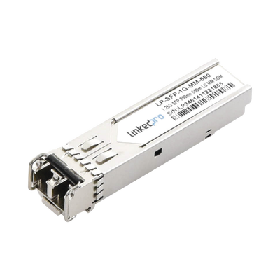 LINKEDPRO BY EPCOM LP-SFP-1G-MM-550 Transceptor SFP (Mini-Gbic) / Multimodo / 1.25 Gbps de velocidad / Conectores LC Dúplex / Hasta 550 m de Distancia