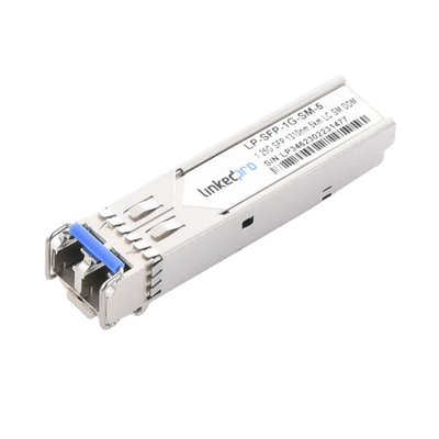 LINKEDPRO BY EPCOM LP-SFP-1G-SM-5 Transceptor SFP (Mini-Gbic) / Monomodo / 1.25 Gbps de velocidad / Conectores LC Dúplex / Hasta 5 km de Distancia