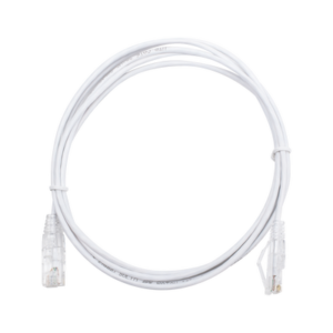 LINKEDPRO BY EPCOM LP-UT6-200-WH28 Cable de Parcheo Slim UTP Cat6 - 2 m Blanco Diámetro Reducido (28 AWG)