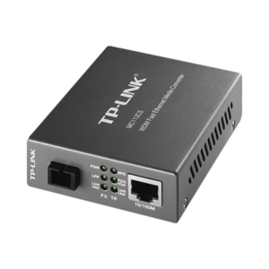 TP-LINK MC112CS Convertidor Multimedia VDM Monomodo, 1 puerto RJ45 10/100, 1 puerto SC/UPC, hasta 20KM, Para su funcionamiento requiere el modelo MC111CS