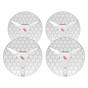 MIKROTIK RBLHG-5HPND-XL4PACK 4pack (LHG XL HP5) Cliente y PtP de Alta Potencia, Antena de Rejilla Mejorada de 27 dBi en 5GHz 802.11 a/n