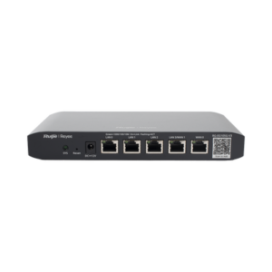 RUIJIE RG-EG105G-V3 Router Administrable Cloud con 3 Puertos LAN Gigabit, 1 Puerto WAN Gigabit y 1 Puerto LAN/WAN Gigabit Configurable, Hasta 100 Clientes con Desempeño de 600 Mbps Asimétricos