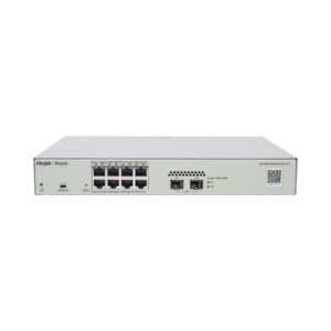 RUIJIE RG-NBS3100-8GT2SFP-P-V2 Switch Administrable PoE Capa 2 con 8 Puertos Gigabit PoE 802.3af/at + 2 SFP Para Fibra 1Gb, Gestión Gratuita desde la Nube, 125W