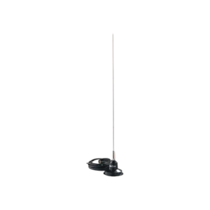 HUSTLER RUM-150 VHF Antena Móvil Magnética / 148-174 MHz / Bobina Diseñada por Computadora / Acero Inoxidable 17-7 ph / Energía 100 Watts / Ancho de Banda 6 MHz