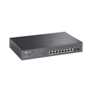 TP-LINK SG2210MP Switch PoE JetStream SDN Administrable 8 puertos 10/100/1000 Mbps + 2 puertos SFP, 8 puertos PoE, 150W, administración centralizada OMADA SDN