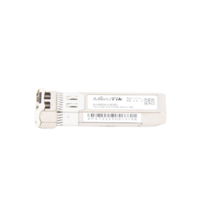 MIKROTIK S+85DLC03D Transceptor MiniGbic SFP+ 10G LC Duplex para fibra Multi Modo 300mts